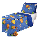 Kit Cobre Leito Infantil Solteiro 2 Peças Dupla Face