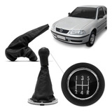 Kit Coifa Cambio + Manopla Freio Mão Gol Parati Saveiro G3