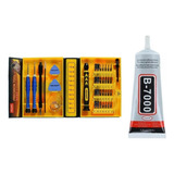 Kit Cola Para Tela Multiuso B7000 + Kit Chaves Yaxun 6028