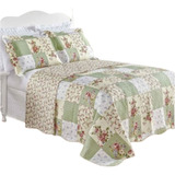 Kit Colcha Boutex Queen Estampado Dupla Face Varias Cores