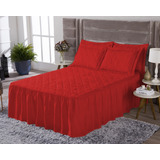 Kit Colcha Cobre Leito Classic Casal Padrão 3 Peças Oferta