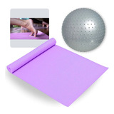 Kit Colchonete 1,73 M + Bola Suiça 65cm Massagem Ball Yogine