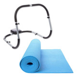 Kit Colchonete 1,75 M Ginástica E Yoga + Aparelho Abdominal