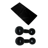 Kit Colchonete Preto + Par Halter