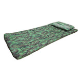 Kit Colchonete Solteiro C/ Travesseiro Acampamento 1,88x0,78