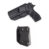 Kit Coldre Pt840 Pt838 Porta Carregador Velado Kydex Taurus 
