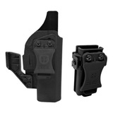 Kit Coldre Velado Glock Destro + 1 Porta Carregador Velado
