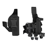 Kit Coldre Velado Glock G17, G19 + Coldre Hammer Pró Perna