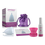 Kit Coletor Menstrual E Copo Esterilizador E Higienizador