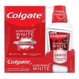 Kit Colgate Luminous White Com 3