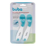 Kit Colher De Treinamento Termossensível Curvada - Azul