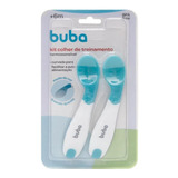 Kit Colher De Treinamento Termossensível Curvada - Azul