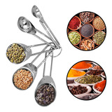 Kit Colher Medida Inox Sopa Chá Receitas Masterchef Gourmet