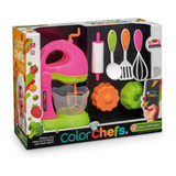 Kit Color Chefs Batedeira Infantil Colorida