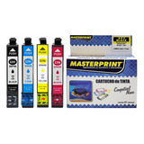 Kit Colorido Cartucho Compatível Para Epson Xp241 Xp441 231