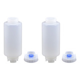 Kit Com 02 Bisnaga Fifo 946 Ml Molhos E Caldas Válvula Azul