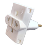 Kit Com 10 Adaptador Pino Universal Tomada Benjamim T 