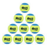 Kit Com 10 Bolas Beach Tennis Bolinha Tênis Praia Lcm Azul