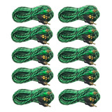 Kit Com 10 Cabos Rca 5 Metros Technoise Series 200p Injetado