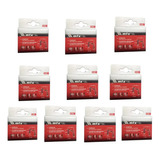 Kit Com 10 Caixas Grampos 08mm Tapeçaria - 10.000 Unidades