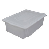 Kit Com 10 Caixas Plastica Camara Fria Com Tampa 11 Litros