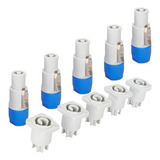Kit Com 10 Conectores Powercon Painel E Linha Profissional