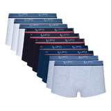 Kit Com 10 Cuecas Adulto Sunga Lupo