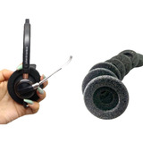 Kit Com 10 Espumas Headset Telemarketing Plantronics 6.5cm