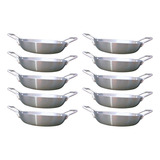 Kit Com 10 Frigideira Pergaminho Panelinha N°18 Alça 600ml