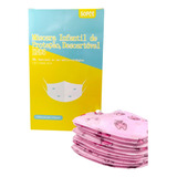Kit Com 10 Mascara Infantil Kids Kn95 N95 Pff2 Estampada