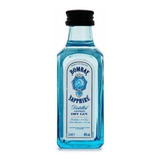 Kit Com 10 Miniaturas Gin Bombay Saphirre London Dry 50 Ml 