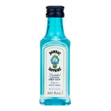 Kit Com 10 Miniaturas Gin Bombay Saphirre London Dry 50ml