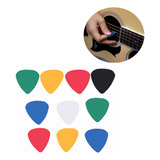 Kit Com 10 Paletas Palhetas P/ Violão Guitarra Colorido