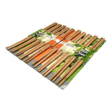 Kit Com 10 Pares Hashi Japonês Oriental Bambu Lavável 24 Cm