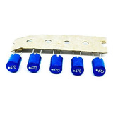 Kit Com 10 Peças - Indutor Cilindrico Radial 47uh 0,047mh