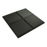 Kit Com 10 Placas De Espuma Acústica Antichamas Decorativa