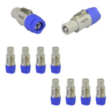 Kit Com 10 Plug Powercon Conector Out Powercon Tipo Neutrik