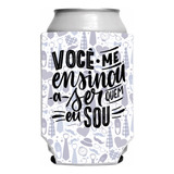 Kit Com 10 Porta Latas Estampa Dia Dos Pais Neoprene 350ml