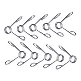 Kit Com 10 Presilhas Barra Musculação 27'' Academia Anilhas 