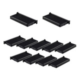 Kit Com 10 Refis Para Carimbo Automático Tinta Preta