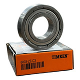 Kit Com 10 Rolamentos 6003 Zz C3 17x35x10 - Timken 1° Linha