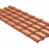 Kit Com 15 Telhas Pvc Colonial 328x86cm Permatti Wt