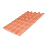 Kit Com 15 Telhas Pvc Colonial 88x262cm Ceramica Ba