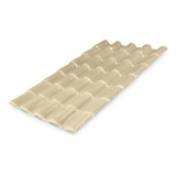 Kit Com 15 Telhas Pvc Colonial 88x262cm Lux Telhas