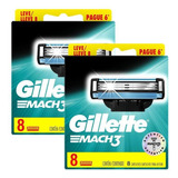 Kit Com 16 Cargas Gillette Mach3 Regular