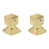 Kit Com 2 Acabamentos Para Registro C46 Água Gi