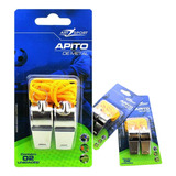 Kit Com 2 Apitos De Metal Art Sport C/ Corda - Zein
