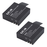 Kit Com 2 Baterias Para Sjcam Sj4000 Sj5000 M10 Sport Cam Hd