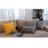Kit Com 2 Capas De Almofadas Decorativas Em Suede. Sala Sofá