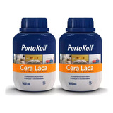 Kit Com 2 Cera Laca Cimento Queimado 500ml Portokoll